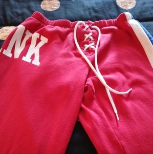 Pink vs joggers red
